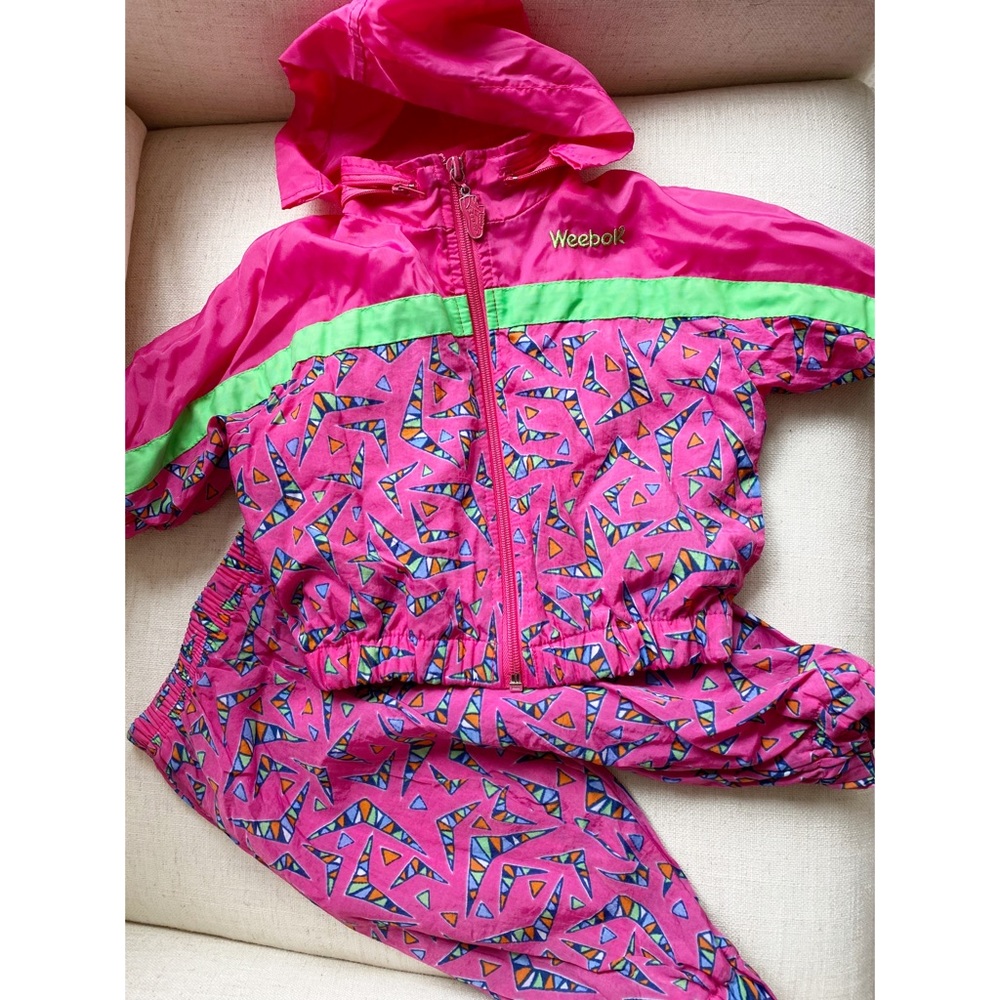 Vintage Weebok 80s-90s Windbreaker Jacket & Pants